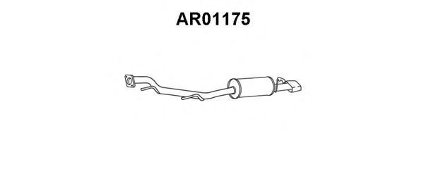 Глушитель выхлопных газов конечный VENEPORTE AR01175
