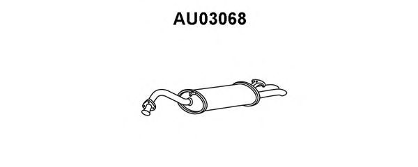 Глушитель выхлопных газов конечный VENEPORTE AU03068