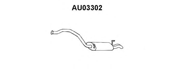 Глушитель выхлопных газов конечный VENEPORTE AU03302