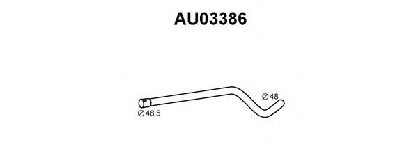Труба выхлопного газа VENEPORTE AU03386