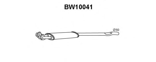 Предглушитель выхлопных газов VENEPORTE BW10041