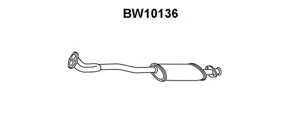 Предглушитель выхлопных газов VENEPORTE BW10136