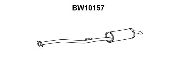 Глушитель выхлопных газов конечный VENEPORTE BW10157