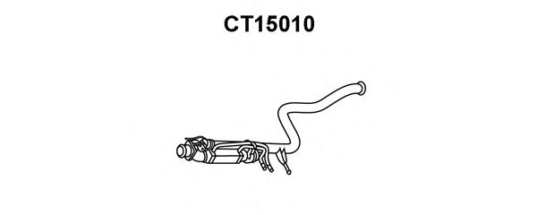 Труба выхлопного газа VENEPORTE CT15010