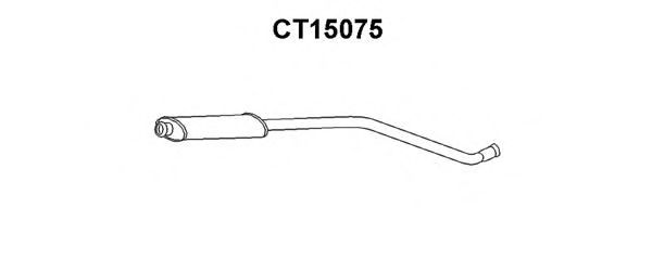 Предглушитель выхлопных газов VENEPORTE CT15075