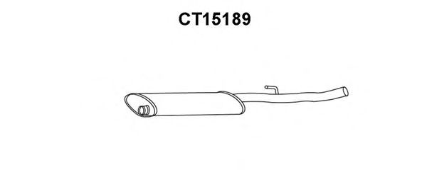 Предглушитель выхлопных газов VENEPORTE CT15189