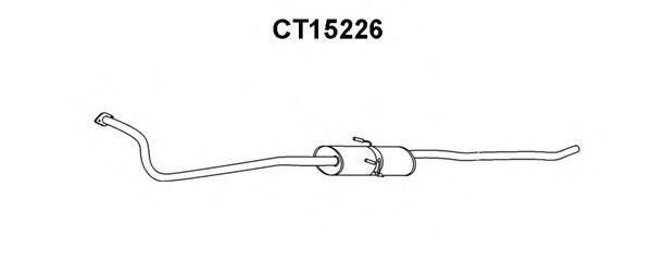 Предглушитель выхлопных газов VENEPORTE CT15226