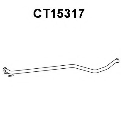 Труба выхлопного газа VENEPORTE CT15317