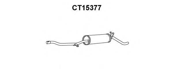 Глушитель выхлопных газов конечный VENEPORTE CT15377