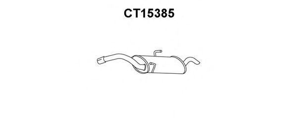 Глушитель выхлопных газов конечный VENEPORTE CT15385