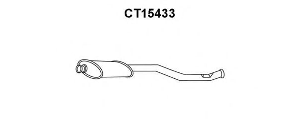 Предглушитель выхлопных газов VENEPORTE CT15433