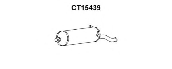 Глушитель выхлопных газов конечный VENEPORTE CT15439