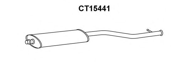 Предглушитель выхлопных газов VENEPORTE CT15441