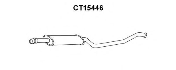 Предглушитель выхлопных газов VENEPORTE CT15446