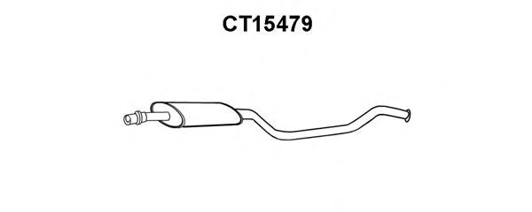 Предглушитель выхлопных газов VENEPORTE CT15479