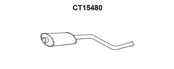 Предглушитель выхлопных газов VENEPORTE CT15480