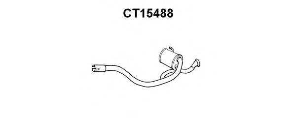 Средний глушитель выхлопных газов VENEPORTE CT15488