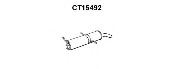 Глушитель выхлопных газов конечный VENEPORTE CT15492
