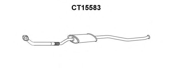 Предглушитель выхлопных газов VENEPORTE CT15583