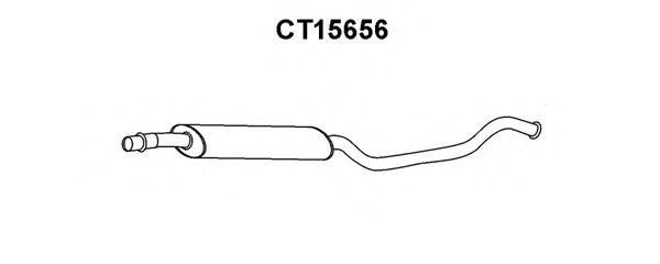 Предглушитель выхлопных газов VENEPORTE CT15656