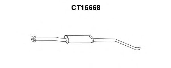 Предглушитель выхлопных газов VENEPORTE CT15668