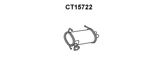 Глушитель выхлопных газов конечный VENEPORTE CT15722