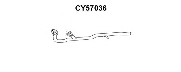 Труба выхлопного газа KLARIUS 301761