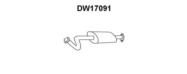 Предглушитель выхлопных газов VENEPORTE DW17091