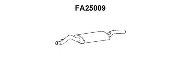 Глушитель выхлопных газов конечный VENEPORTE FA25009