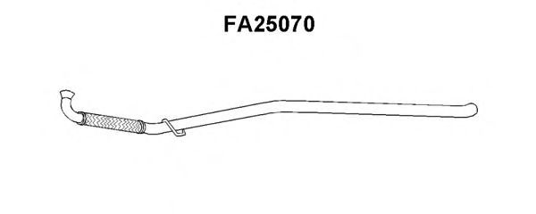 Труба выхлопного газа VENEPORTE FA25070