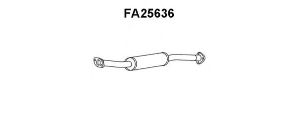 Предглушитель выхлопных газов VENEPORTE FA25636