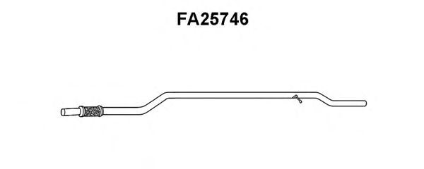Труба выхлопного газа VENEPORTE FA25746