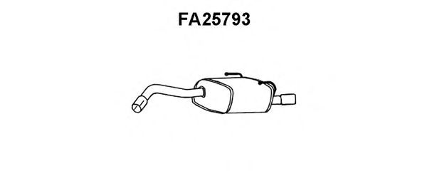 Глушитель выхлопных газов конечный VENEPORTE FA25793
