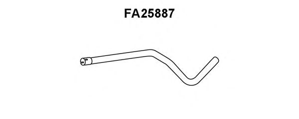 Труба выхлопного газа VENEPORTE FA25887