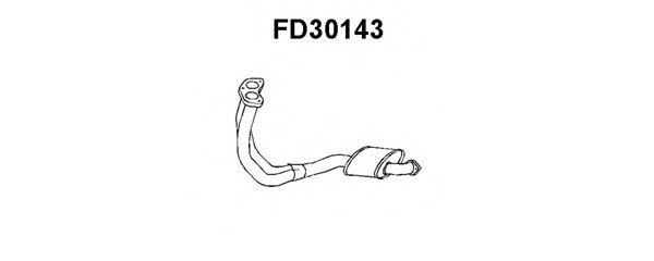 Предглушитель выхлопных газов VENEPORTE FD30143