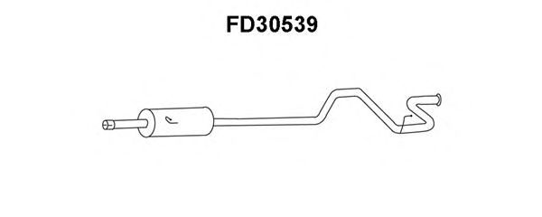 Глушитель выхлопных газов конечный VENEPORTE FD30539