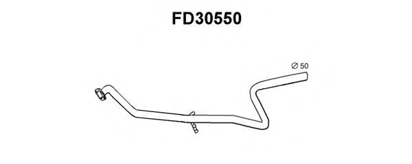 Труба выхлопного газа VENEPORTE FD30550