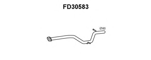 Труба выхлопного газа VENEPORTE FD30583