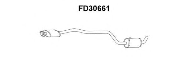 Предглушитель выхлопных газов VENEPORTE FD30661