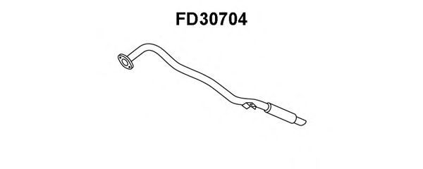Глушитель выхлопных газов конечный VENEPORTE FD30704
