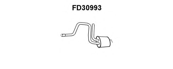 Средний глушитель выхлопных газов VENEPORTE FD30993