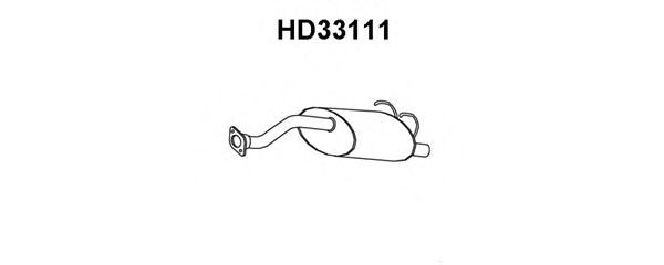 Глушитель выхлопных газов конечный VENEPORTE HD33111