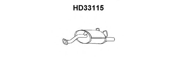 Глушитель выхлопных газов конечный VENEPORTE HD33115