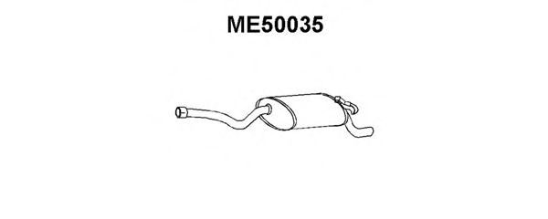 Глушитель выхлопных газов конечный VENEPORTE ME50035