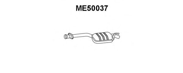 Средний глушитель выхлопных газов VENEPORTE ME50037