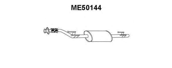 Предглушитель выхлопных газов VENEPORTE ME50144