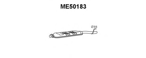 Предглушитель выхлопных газов VENEPORTE ME50183