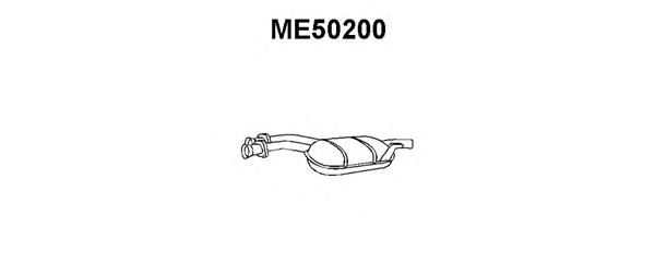 Средний глушитель выхлопных газов VENEPORTE ME50200