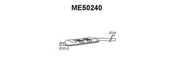 Предглушитель выхлопных газов VENEPORTE ME50240