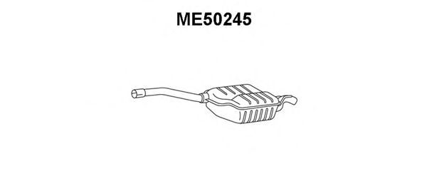 Предглушитель выхлопных газов VENEPORTE ME50245